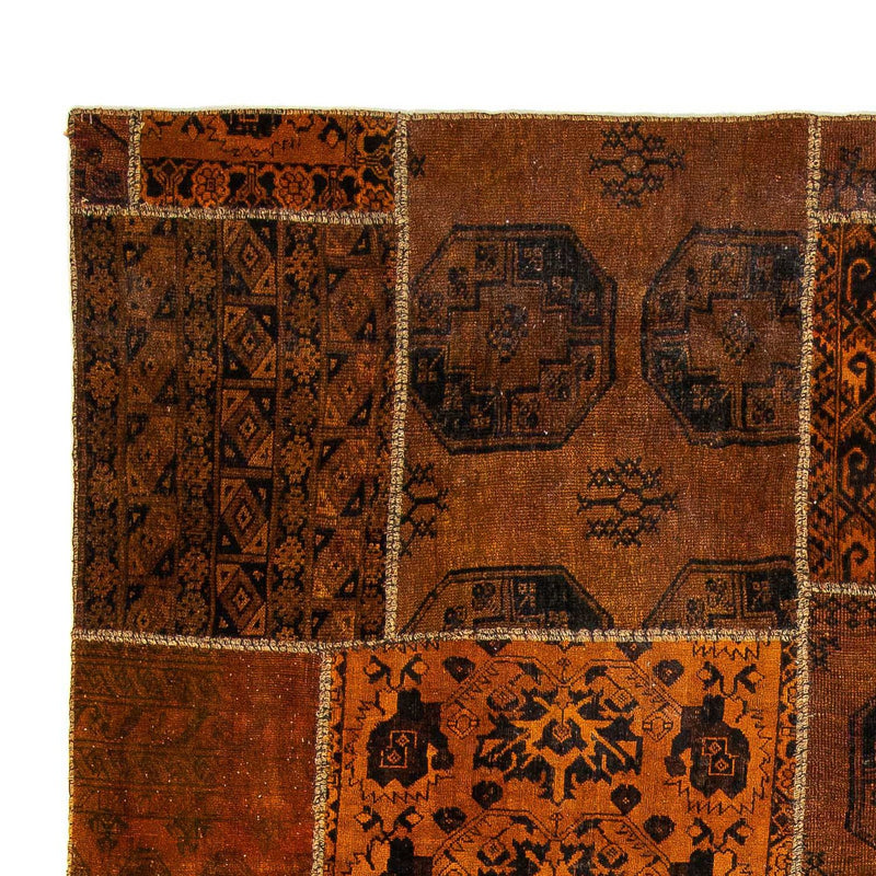 Patchwork Teppich 300 x 208 cm - mehrfarbig