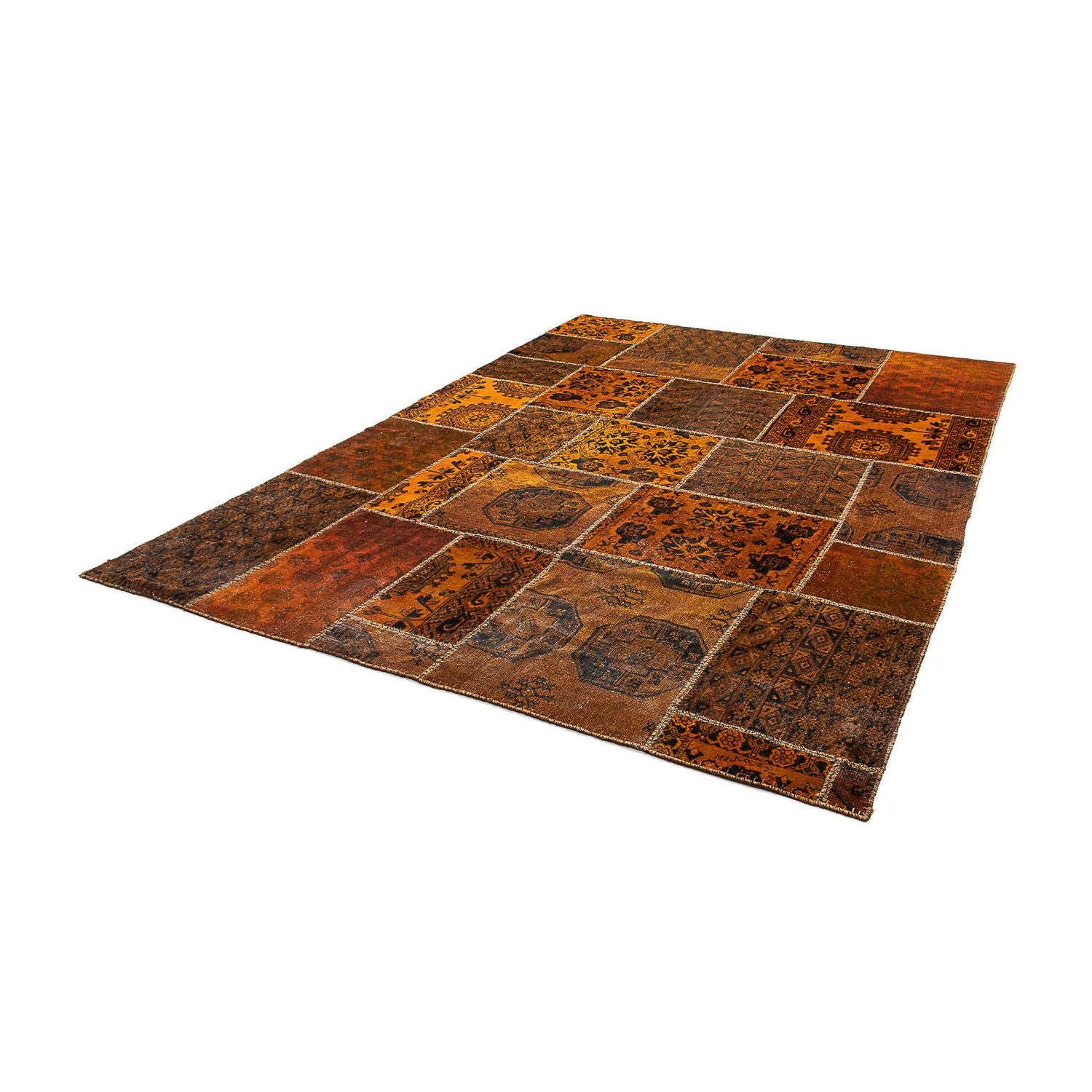 Patchwork Teppich 300 x 208 cm - mehrfarbig