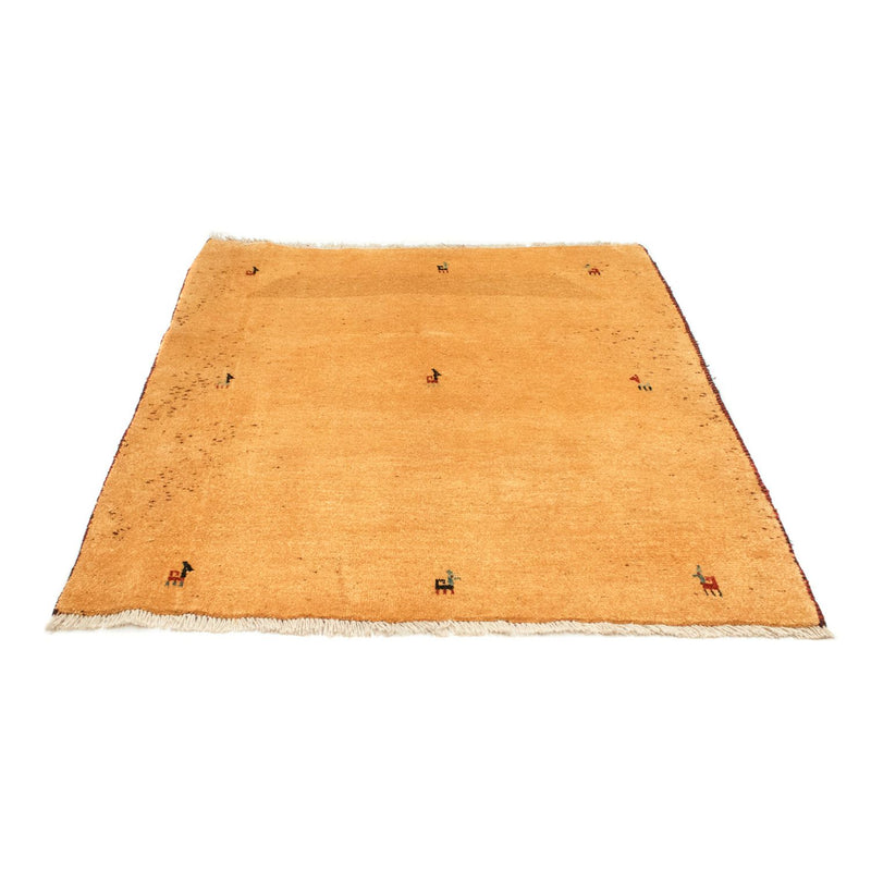 Gabbeh Teppich - Perser 170 x 137 cm - gold