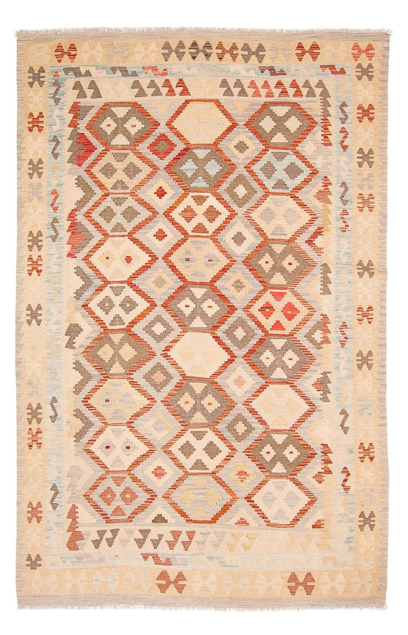 Kelim Teppich - Splash 285 x 198 cm - beige