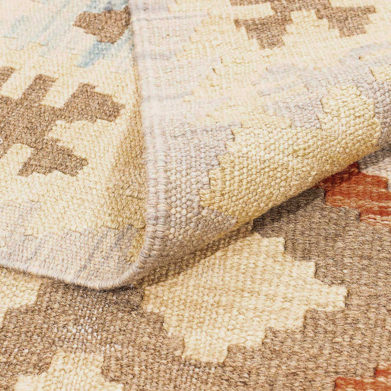Kelim Teppich - Splash 285 x 198 cm - beige