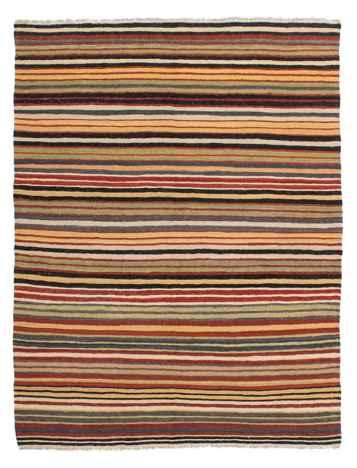 Kelim Teppich - Splash 195 x 152 cm - mehrfarbig