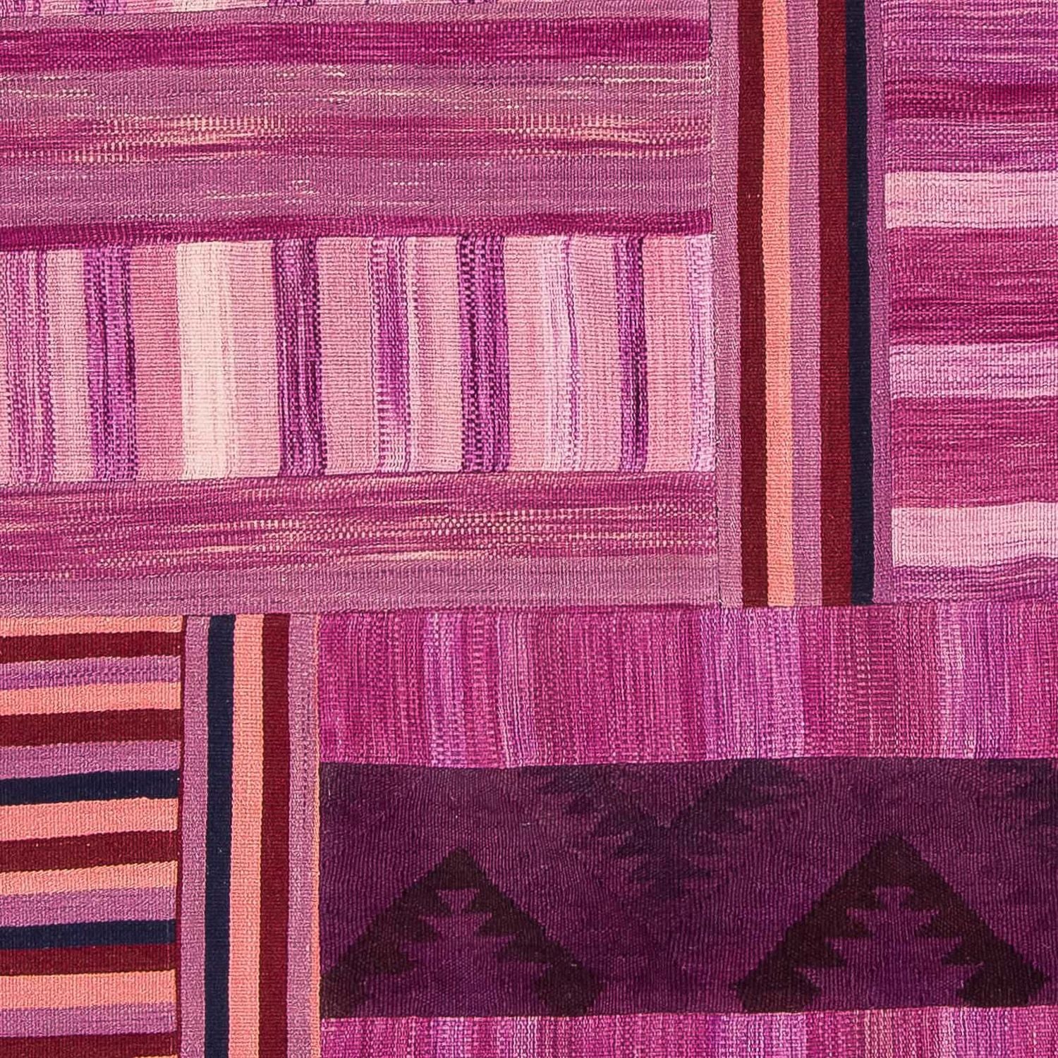 Patchwork Teppich 298 x 155 cm