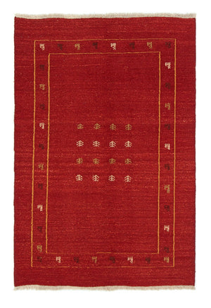 Gabbeh Teppich - Perser 178 x 120 cm - rot