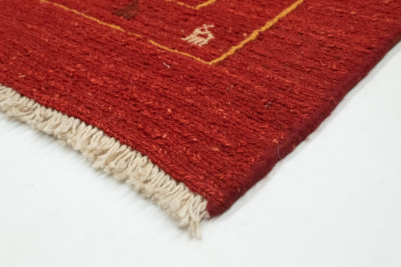 Gabbeh Teppich - Perser 178 x 120 cm - rot