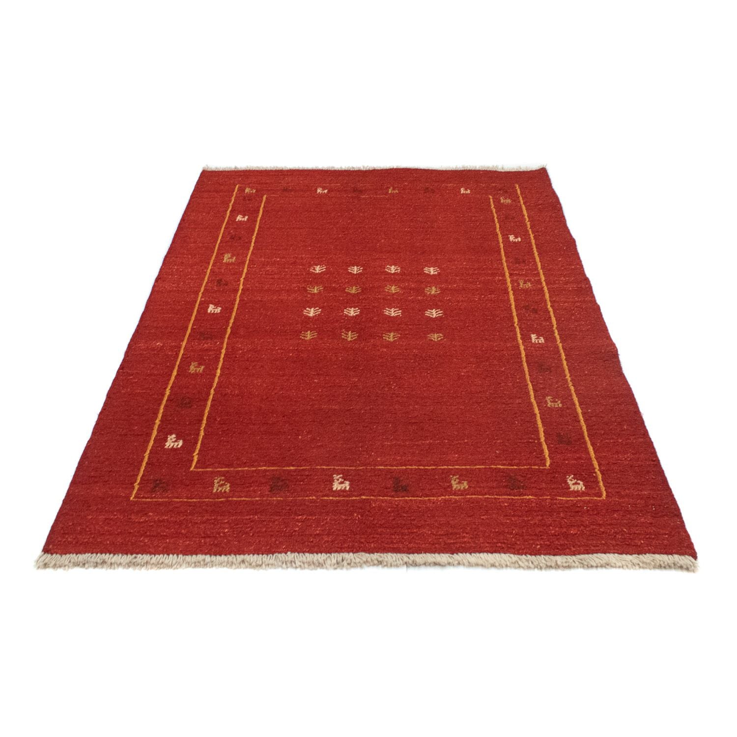 Gabbeh Teppich - Perser 178 x 120 cm - rot