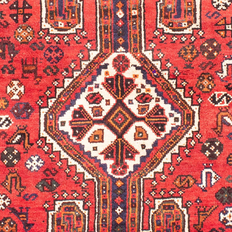 Perserteppich - Nomadic 160 x 110 cm - dunkelrot