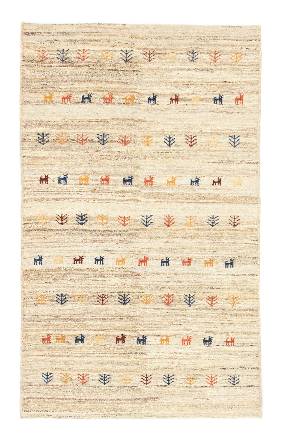 Gabbeh Teppich - Perser 182 x 110 cm - beige