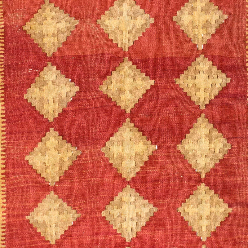 Kelim Teppich - Oriental 190 x 120 cm - orange