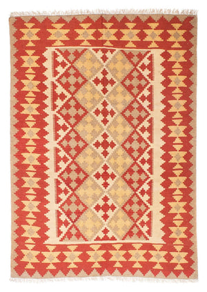 Kelim Teppich - Oriental 190 x 148 cm - orange