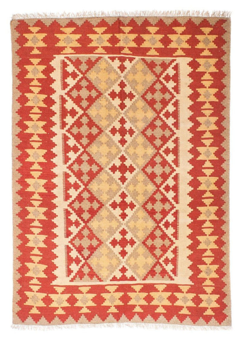 Kelim Teppich - Oriental 190 x 148 cm - orange