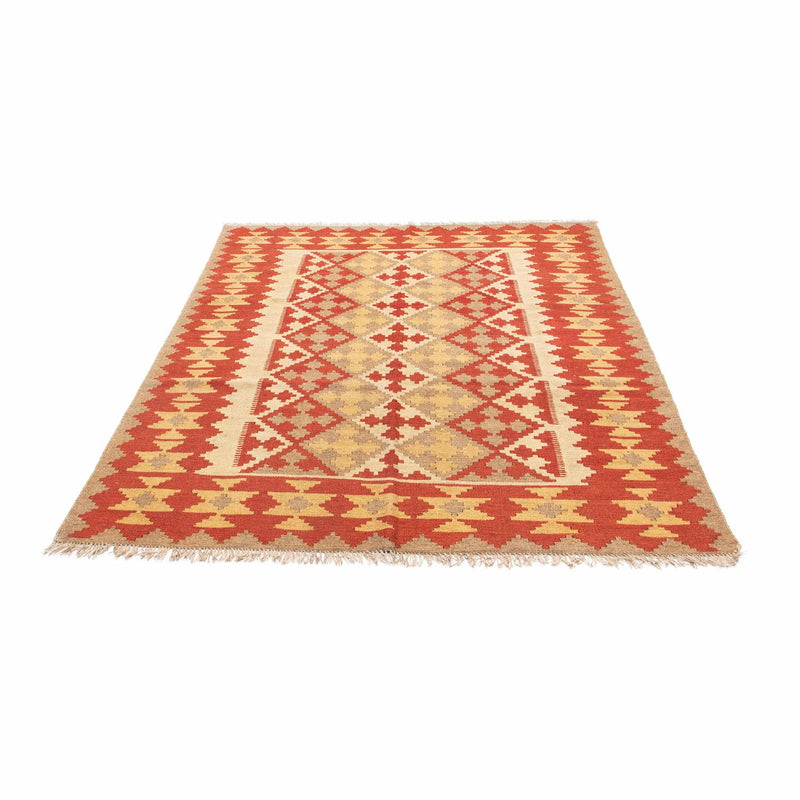 Kelim Teppich - Oriental 190 x 148 cm - orange