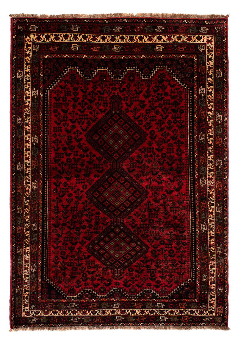 Perserteppich - Nomadic 295 x 200 cm - dunkelrot