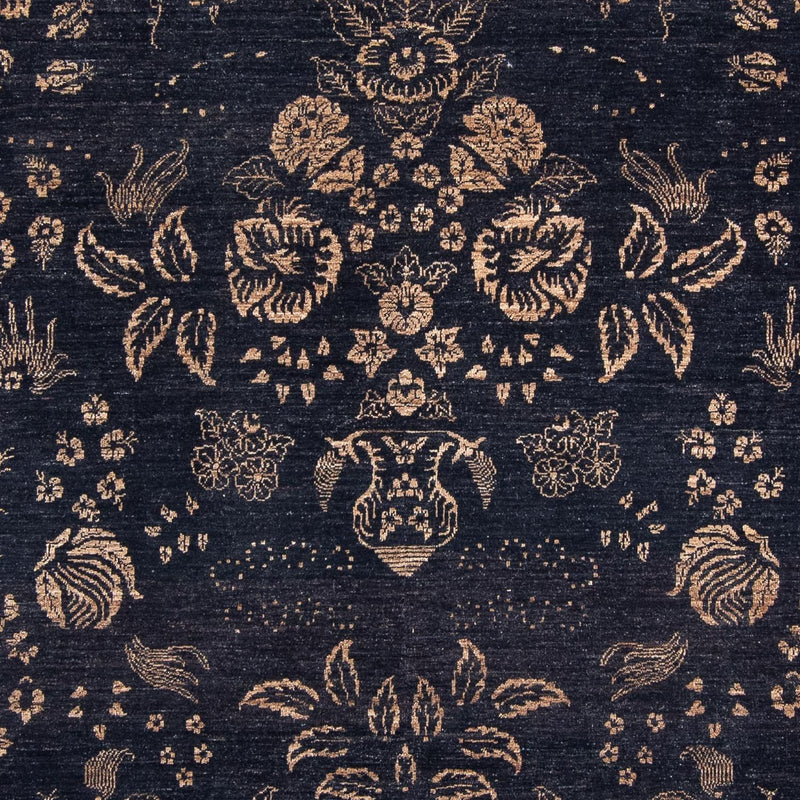 Designer Teppich 308 x 248 cm - dunkelblau