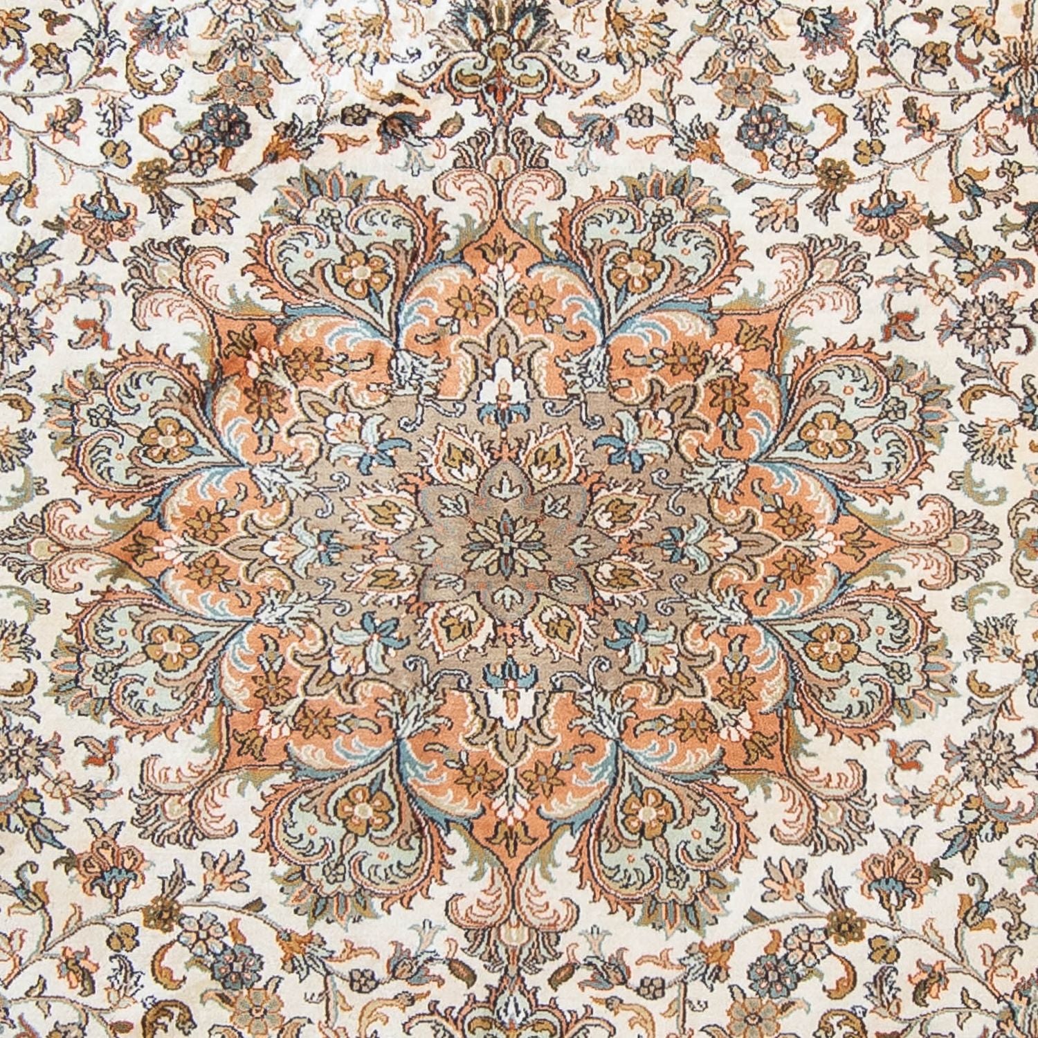 Seidenteppich - Kaschmir Seide 304 x 241 cm Teppich Wohnzimmer
