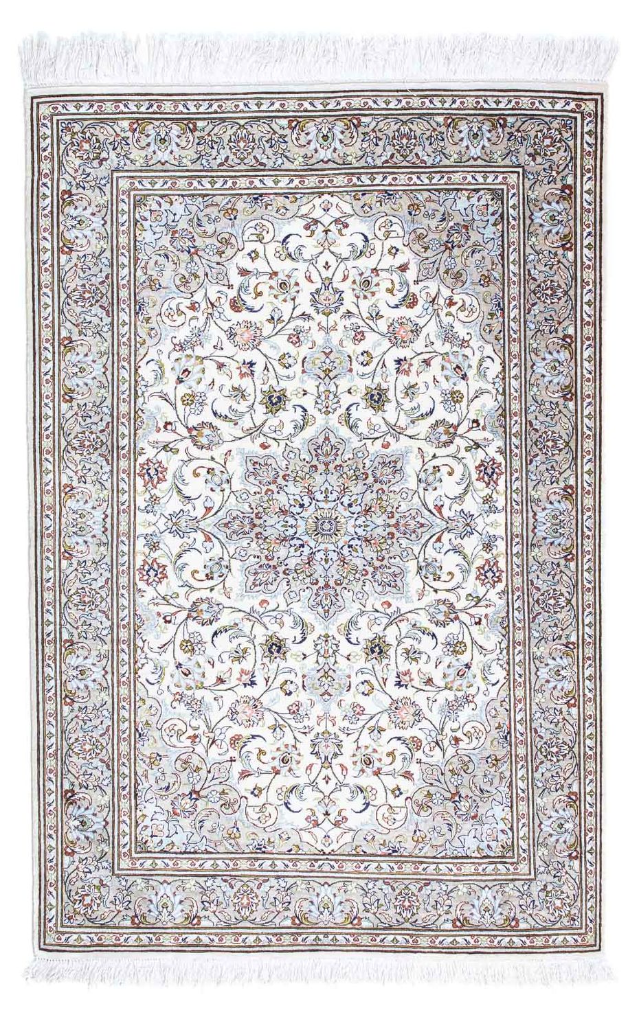 Perserteppich - Ghom 121 x 80 cm - beige