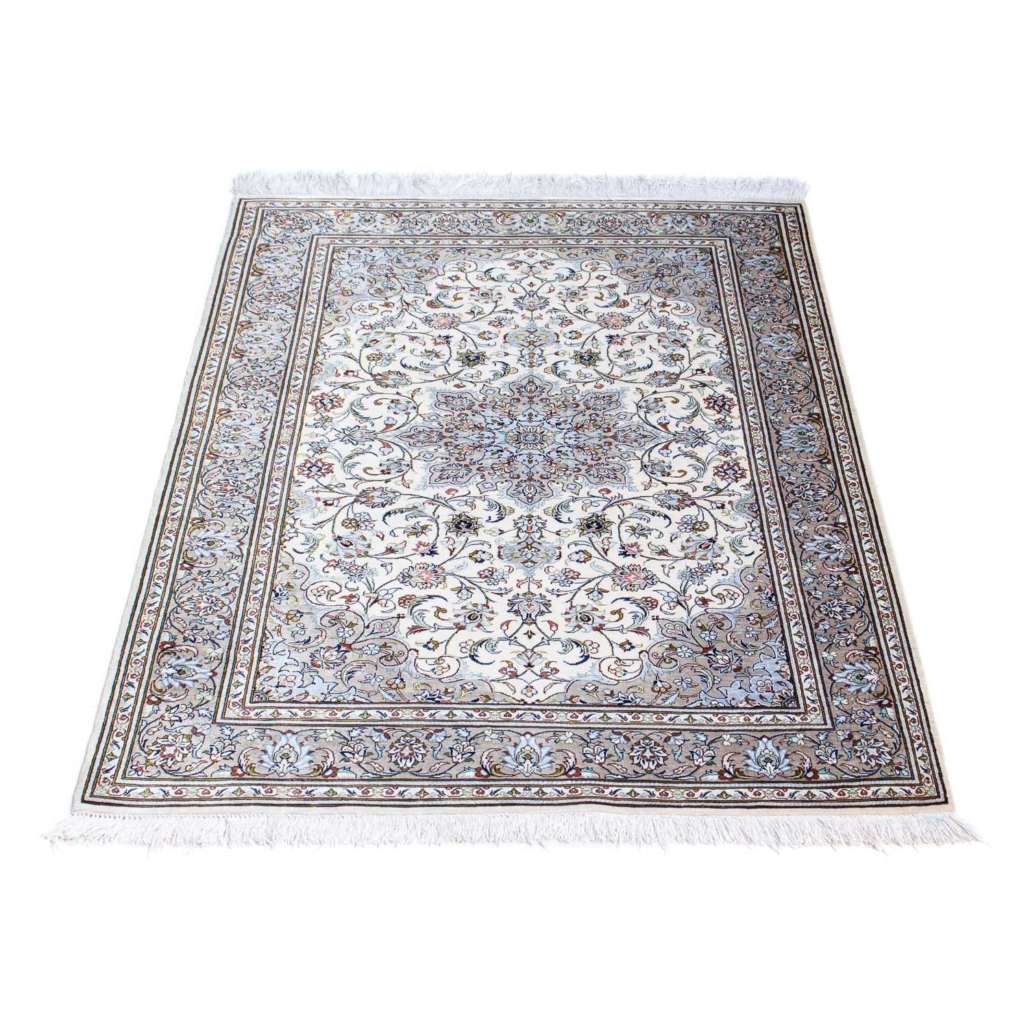 Perserteppich - Ghom 121 x 80 cm - beige