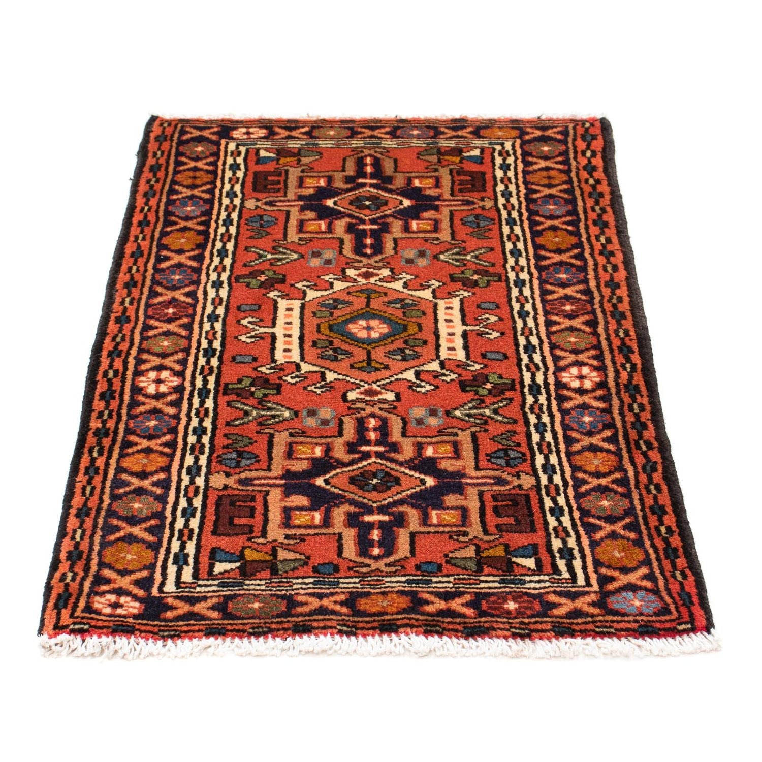 Perserteppich - Nomadic 100 x 65 cm - hellrot
