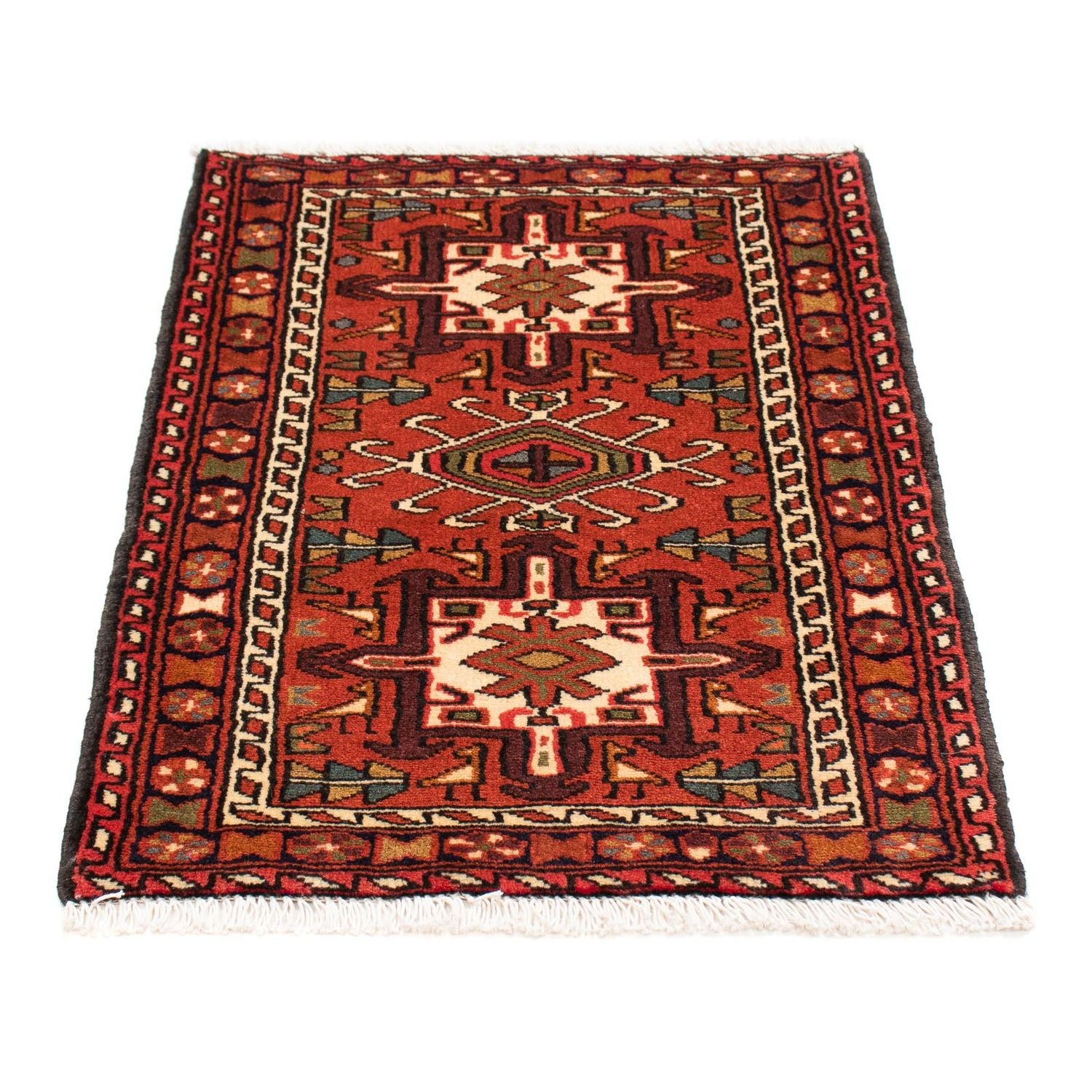 Perserteppich - Nomadic 100 x 65 cm - braun