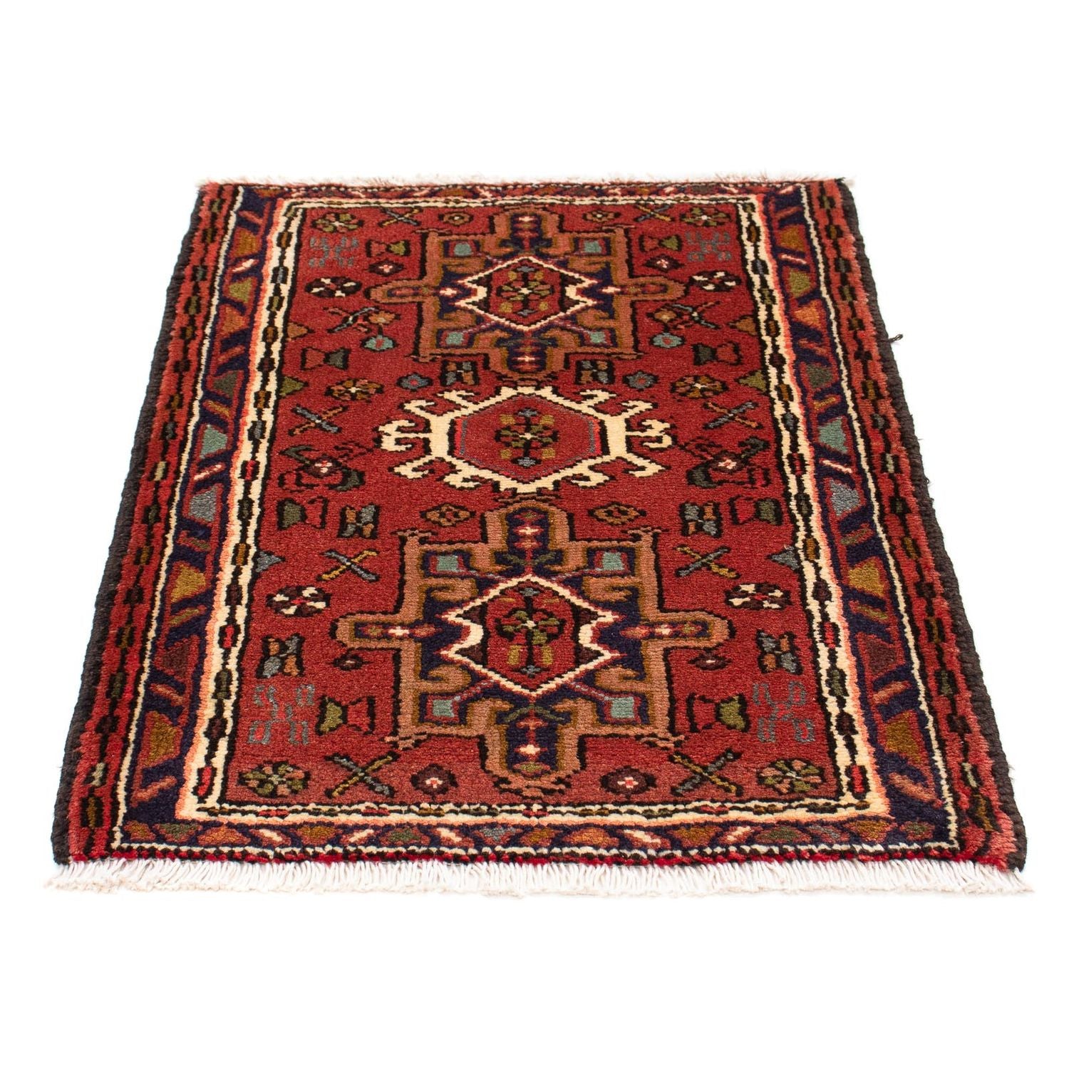 Perserteppich - Nomadic 98 x 70 cm - dunkelrot