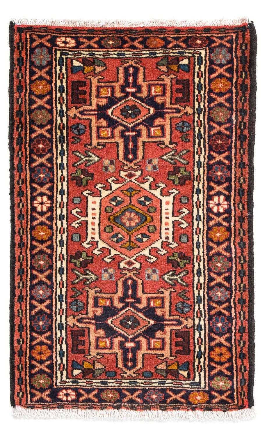 Perserteppich - Nomadic 100 x 65 cm - rost