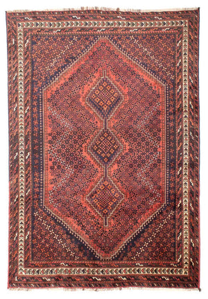 Perserteppich - Nomadic 282 x 200 cm - hellrot