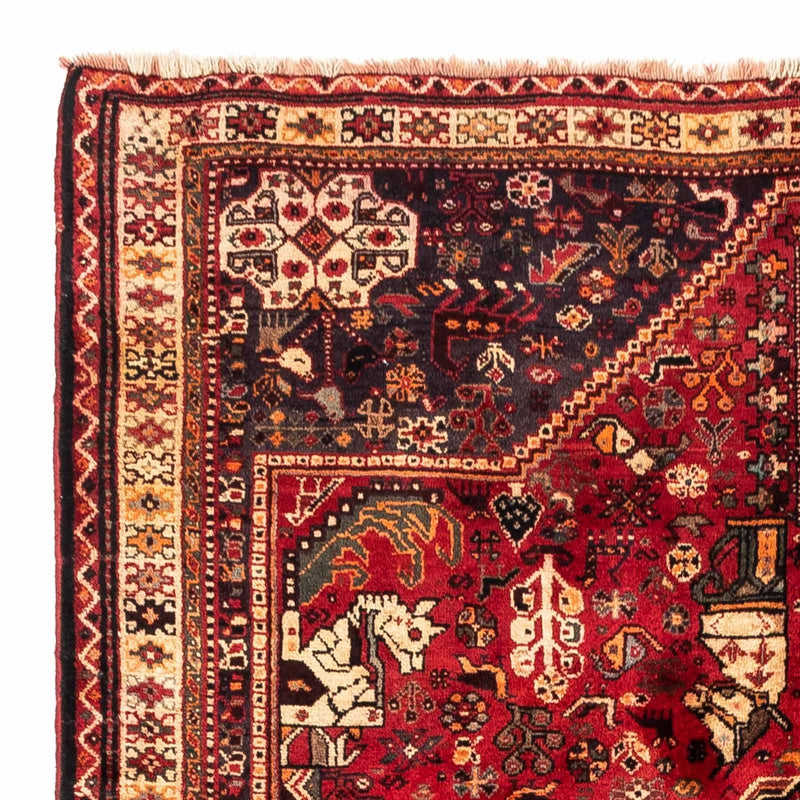 Perserteppich - Nomadic 237 x 175 cm - dunkelrot