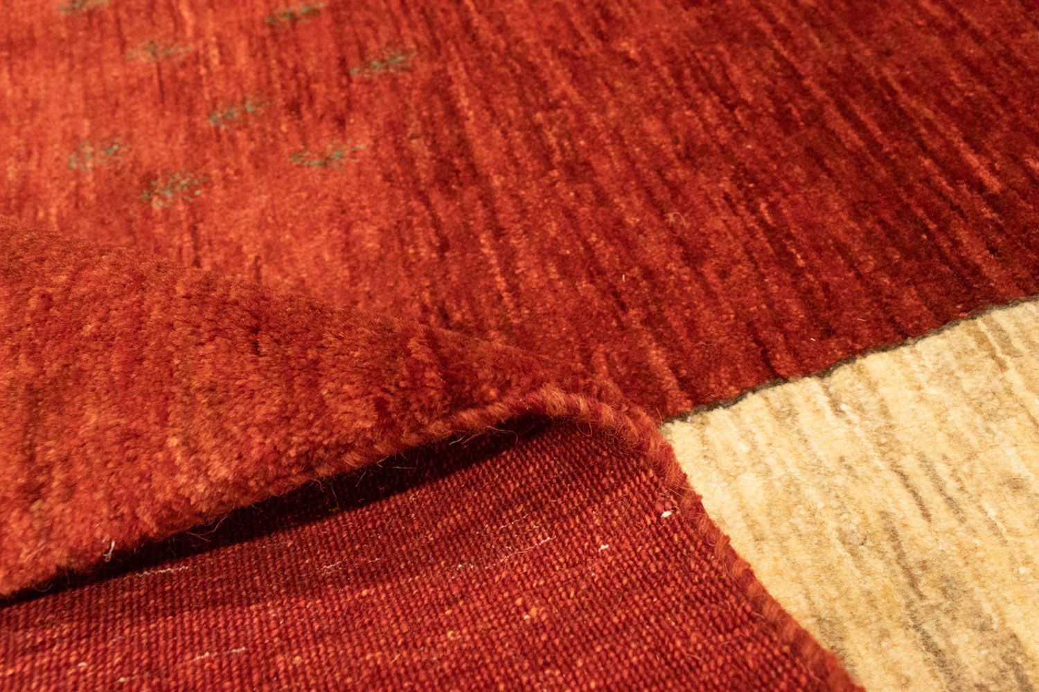 Gabbeh Teppich - Perser 215 x 180 cm - rot
