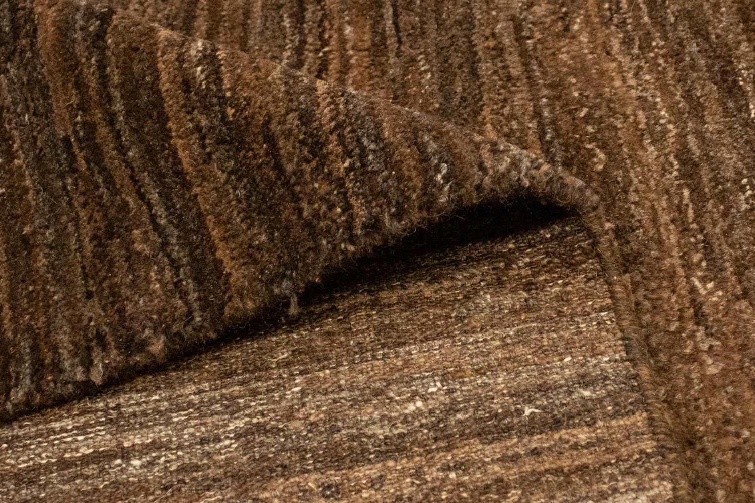 Gabbeh Teppich - Indus 245 x 170 cm - dunkelbraun