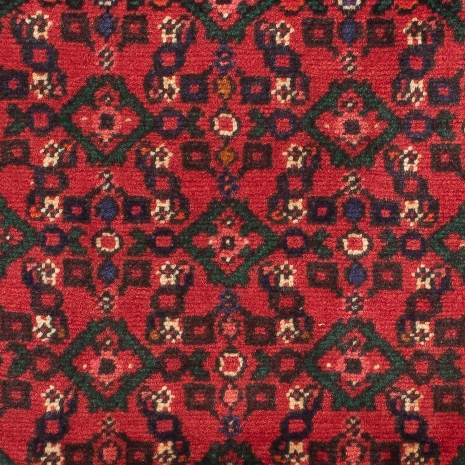 Perserteppich - Nomadic 195 x 68 cm - dunkelrot
