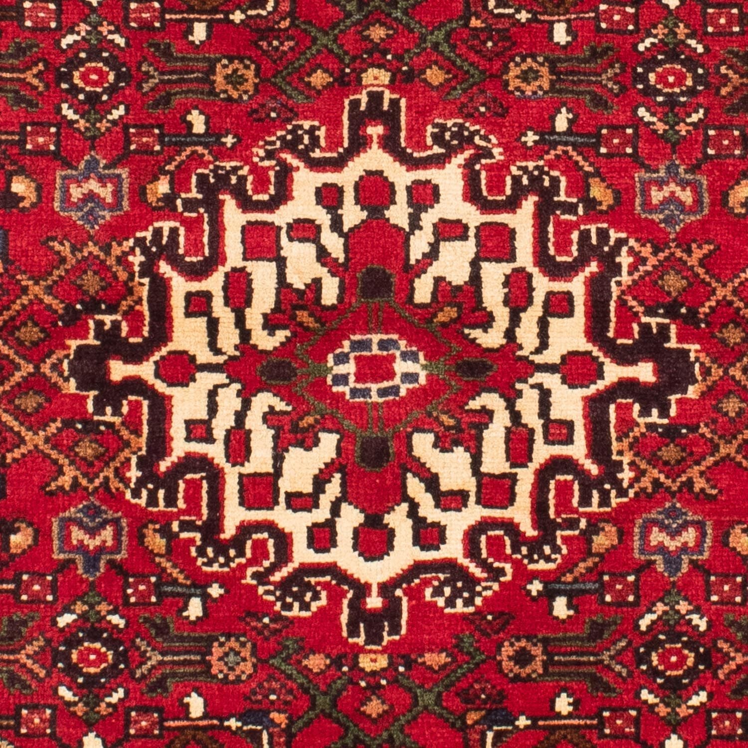 Perserteppich - Nomadic 160 x 115 cm - dunkelrot