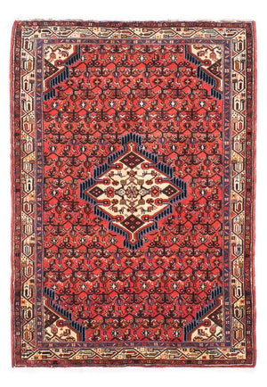 Perserteppich - Nomadic 160 x 105 cm - dunkelrot