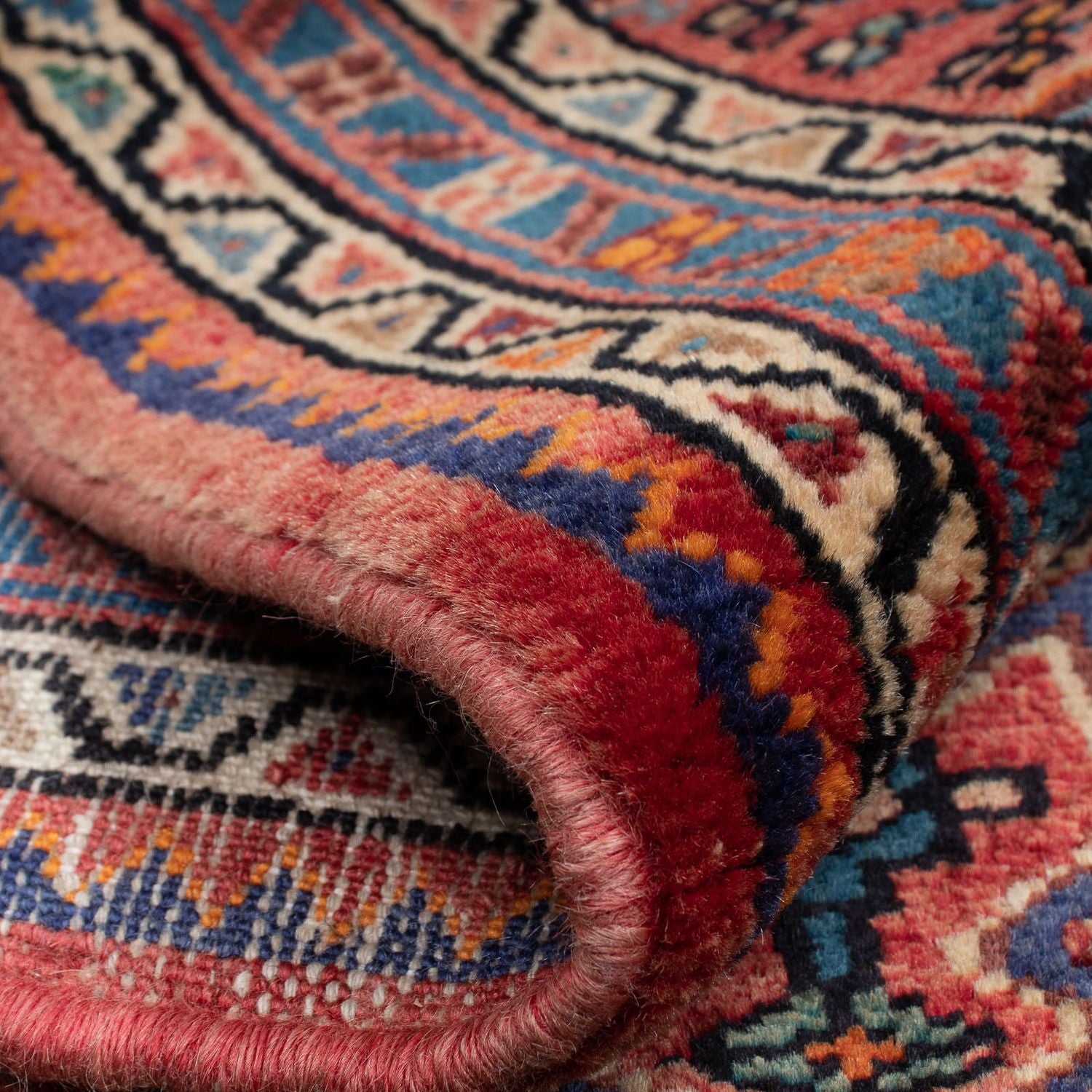 Perserteppich - Nomadic 130 x 88 cm - dunkelblau
