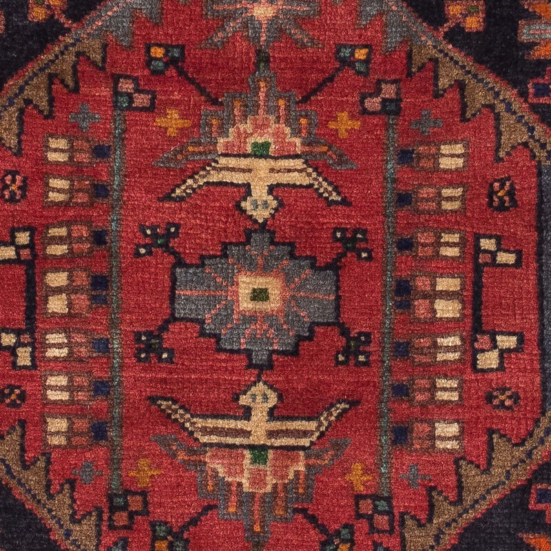 Perserteppich - Nomadic 120 x 85 cm - dunkelrot