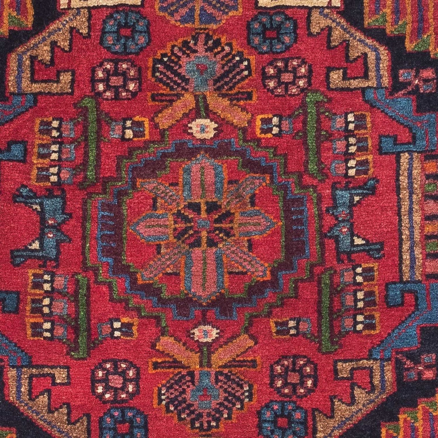 Perserteppich - Nomadic 126 x 83 cm - rot