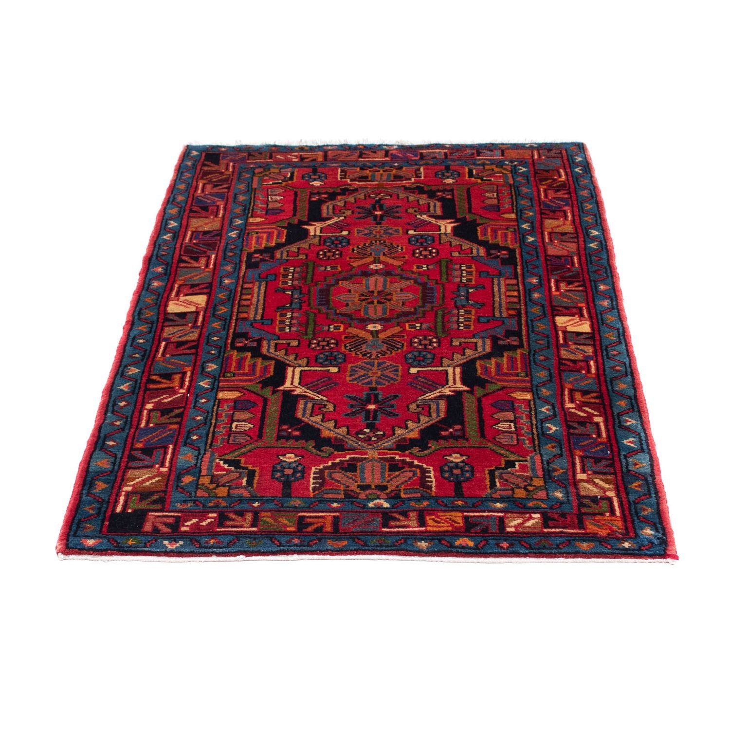 Perserteppich - Nomadic 126 x 83 cm - rot