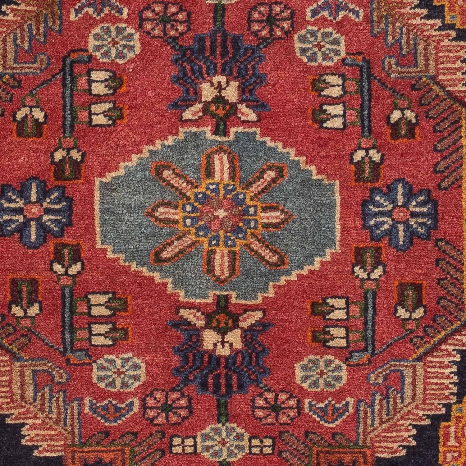 Perserteppich - Nomadic 136 x 91 cm - rot
