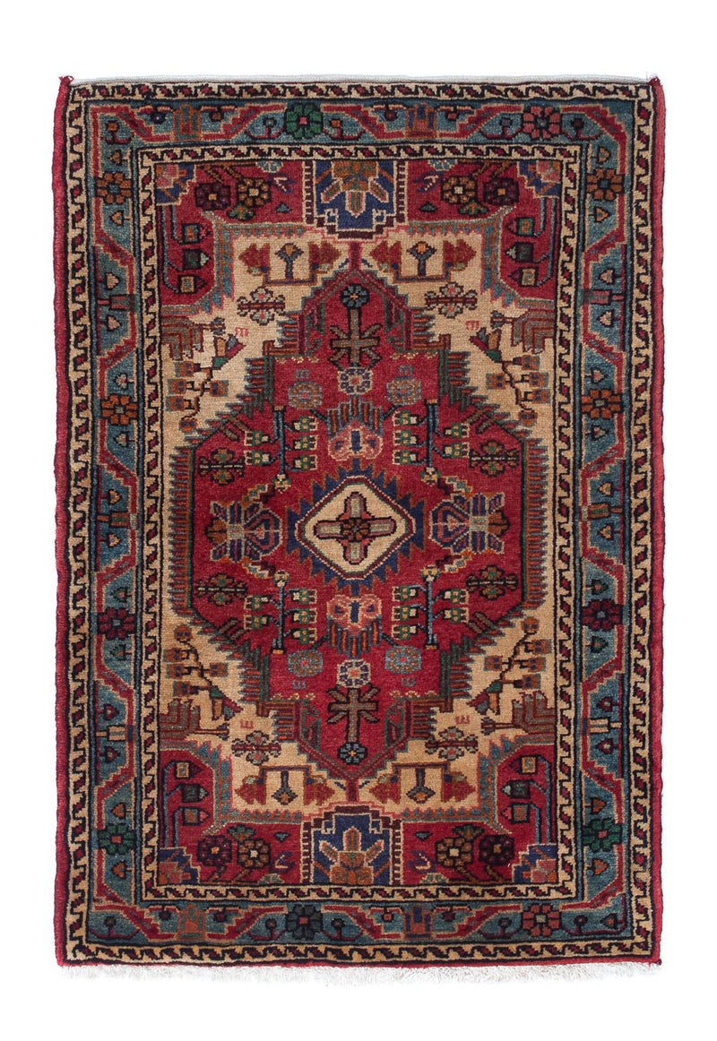 Perserteppich - Nomadic 125 x 83 cm - dunkelrot