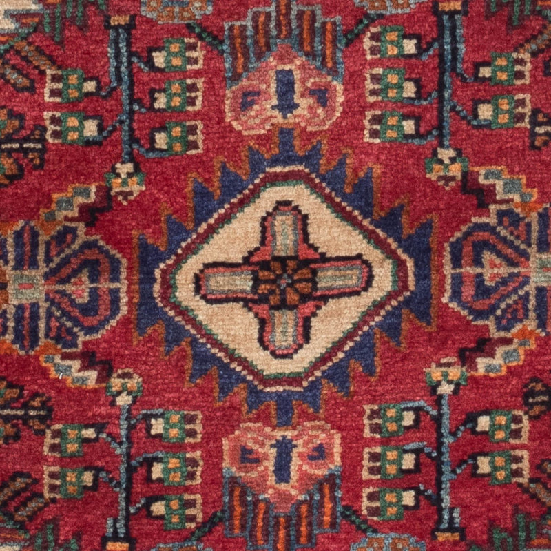 Perserteppich - Nomadic 125 x 83 cm - dunkelrot
