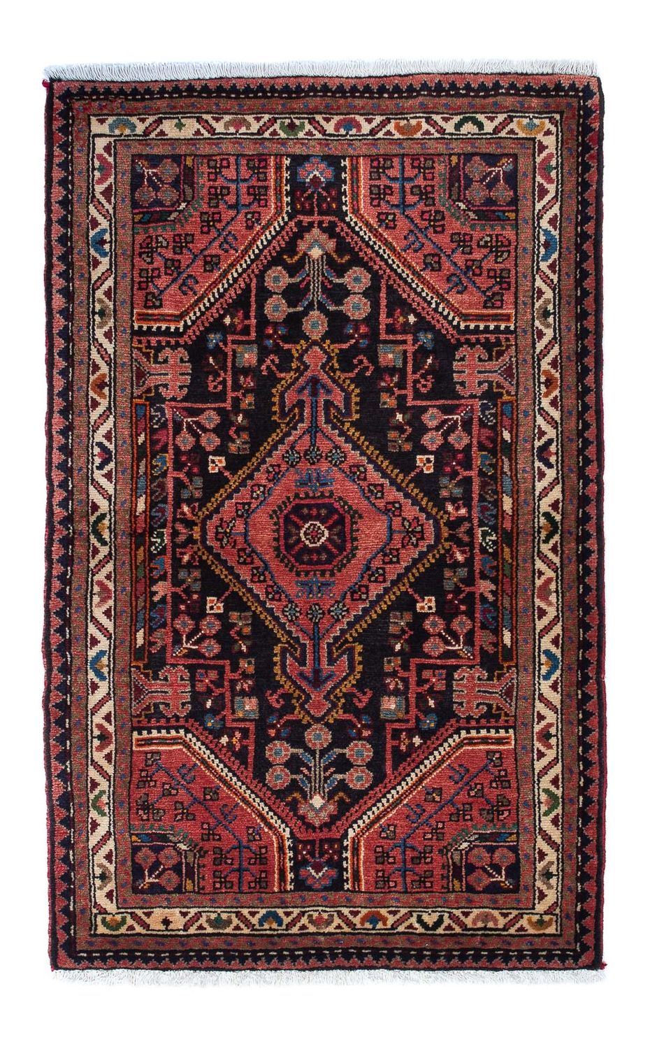 Perserteppich - Nomadic 130 x 85 cm - dunkelblau