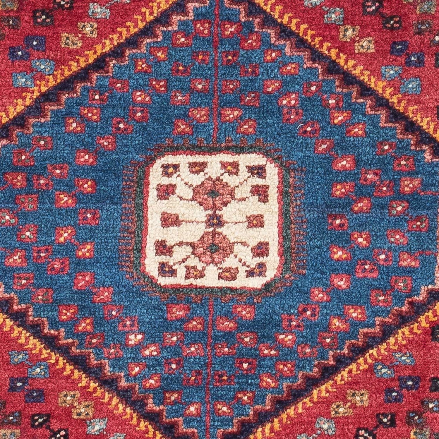 Perserteppich - Nomadic 120 x 81 cm - blau
