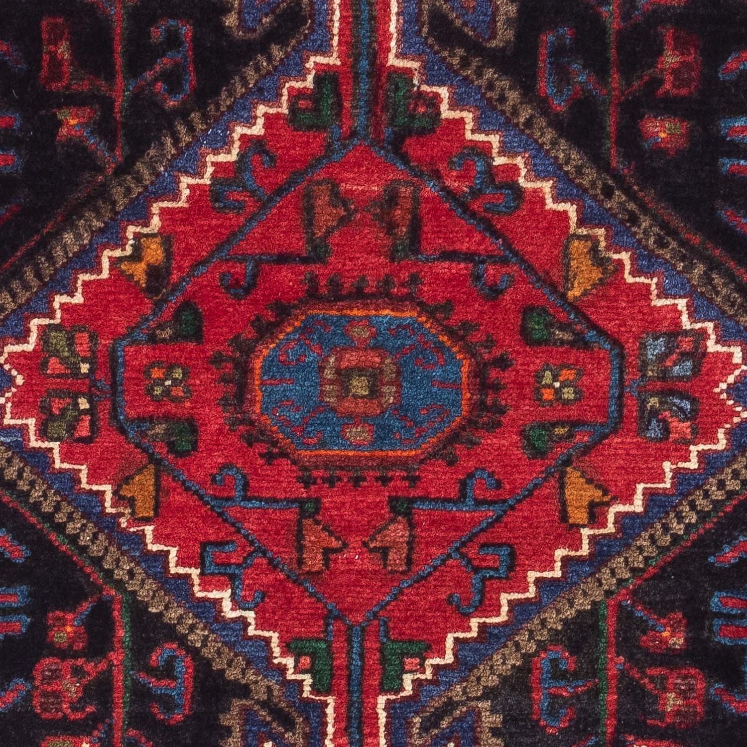 Perserteppich - Nomadic 120 x 88 cm - rot