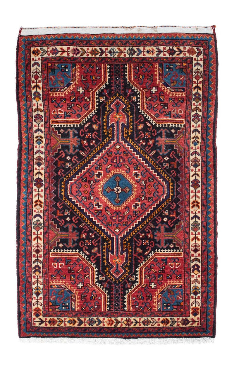 Perserteppich - Nomadic 128 x 82 cm - dunkelblau