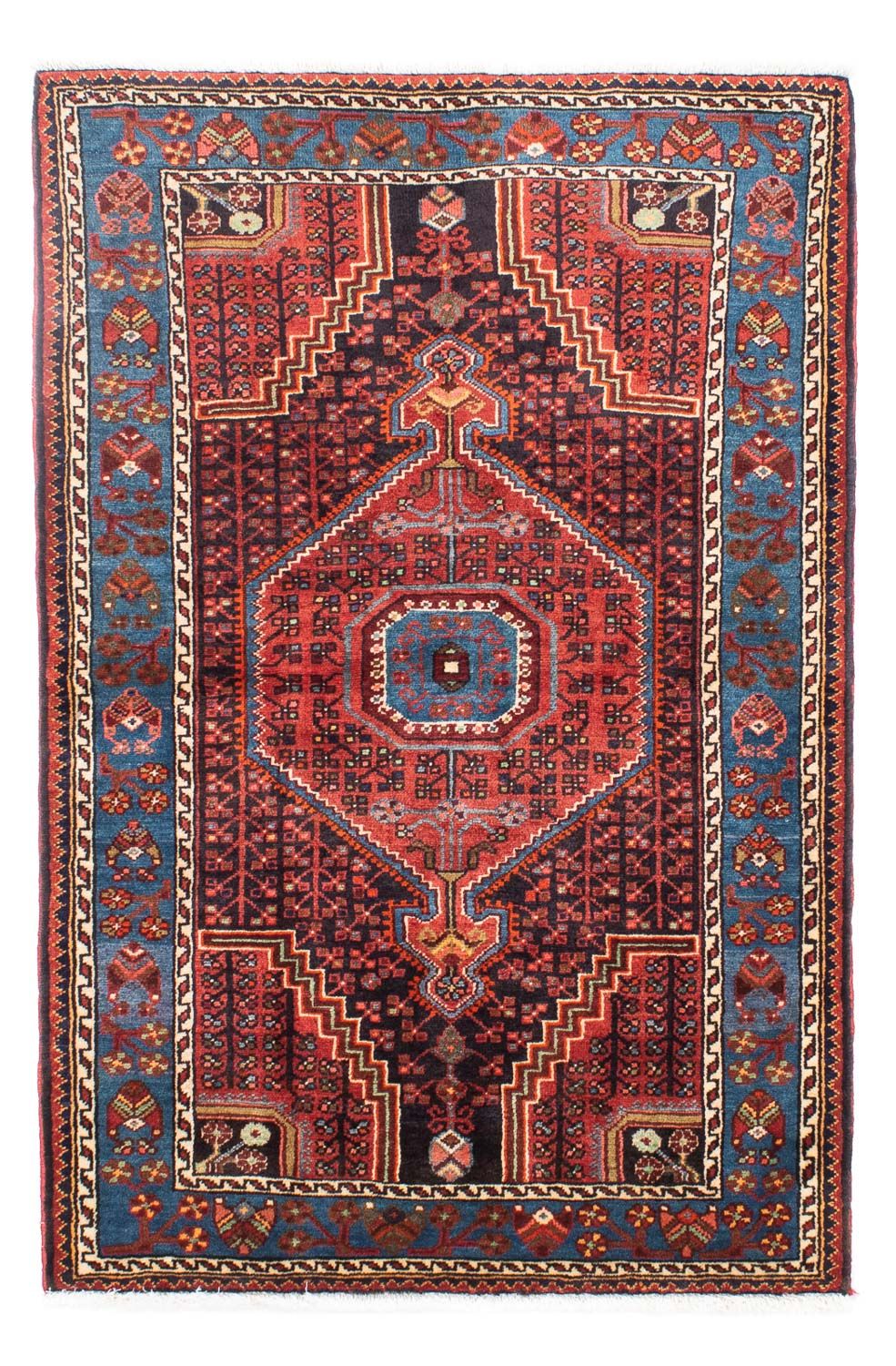 Perserteppich - Nomadic 163 x 110 cm - rot
