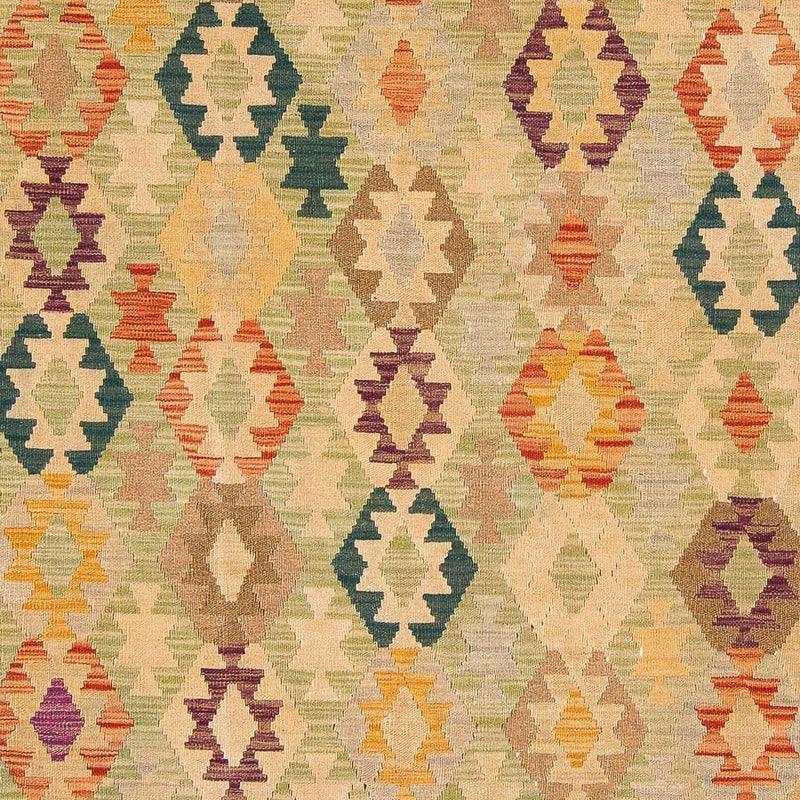 Kelim Teppich - Splash 287 x 199 cm - beige
