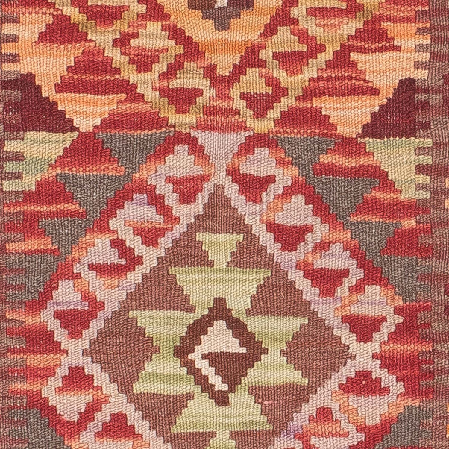 Kelim Teppich - Splash 183 x 58 cm - rot