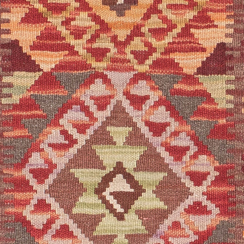 Kelim Teppich - Splash 183 x 58 cm - rot