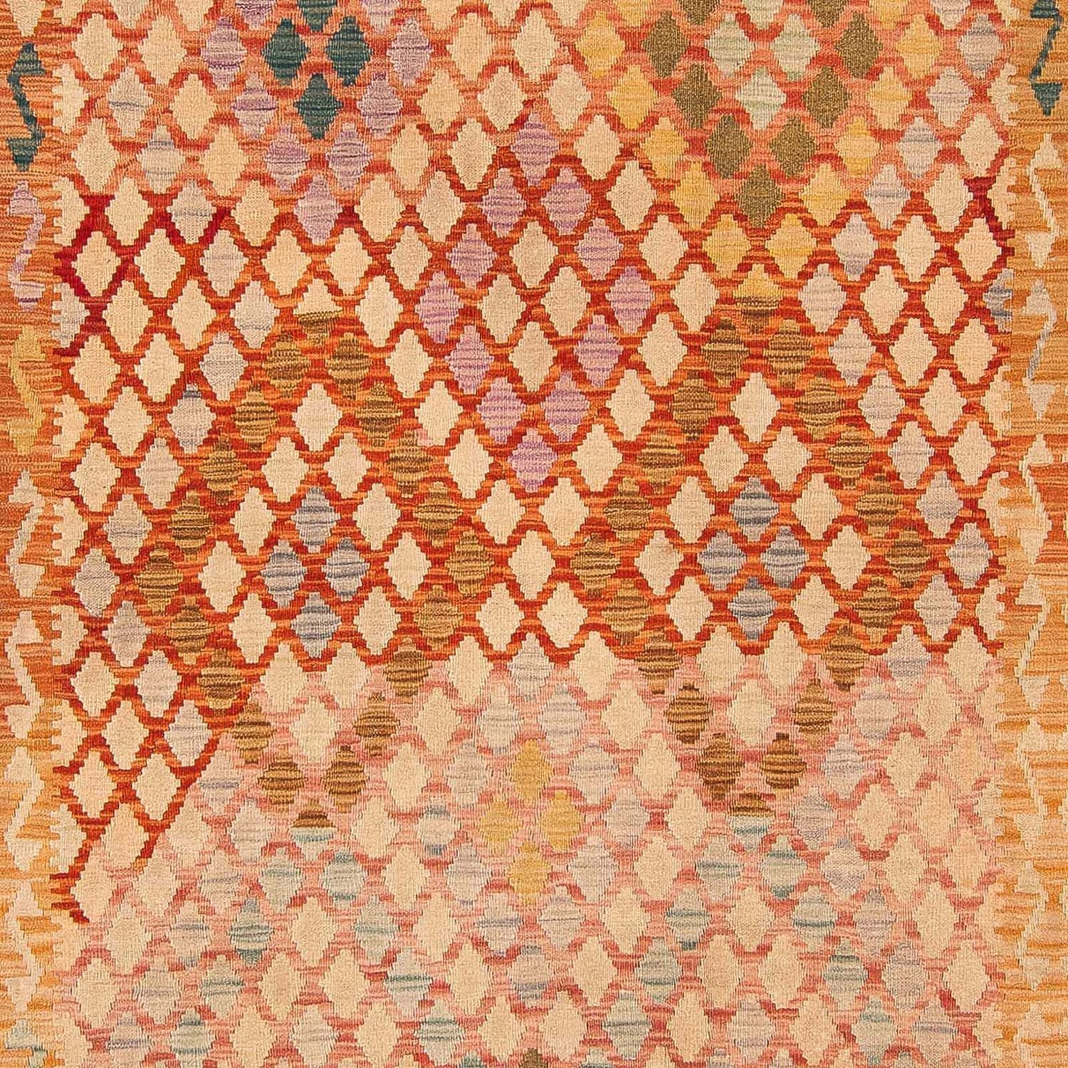 Kelim Teppich - Splash 299 x 203 cm - mehrfarbig