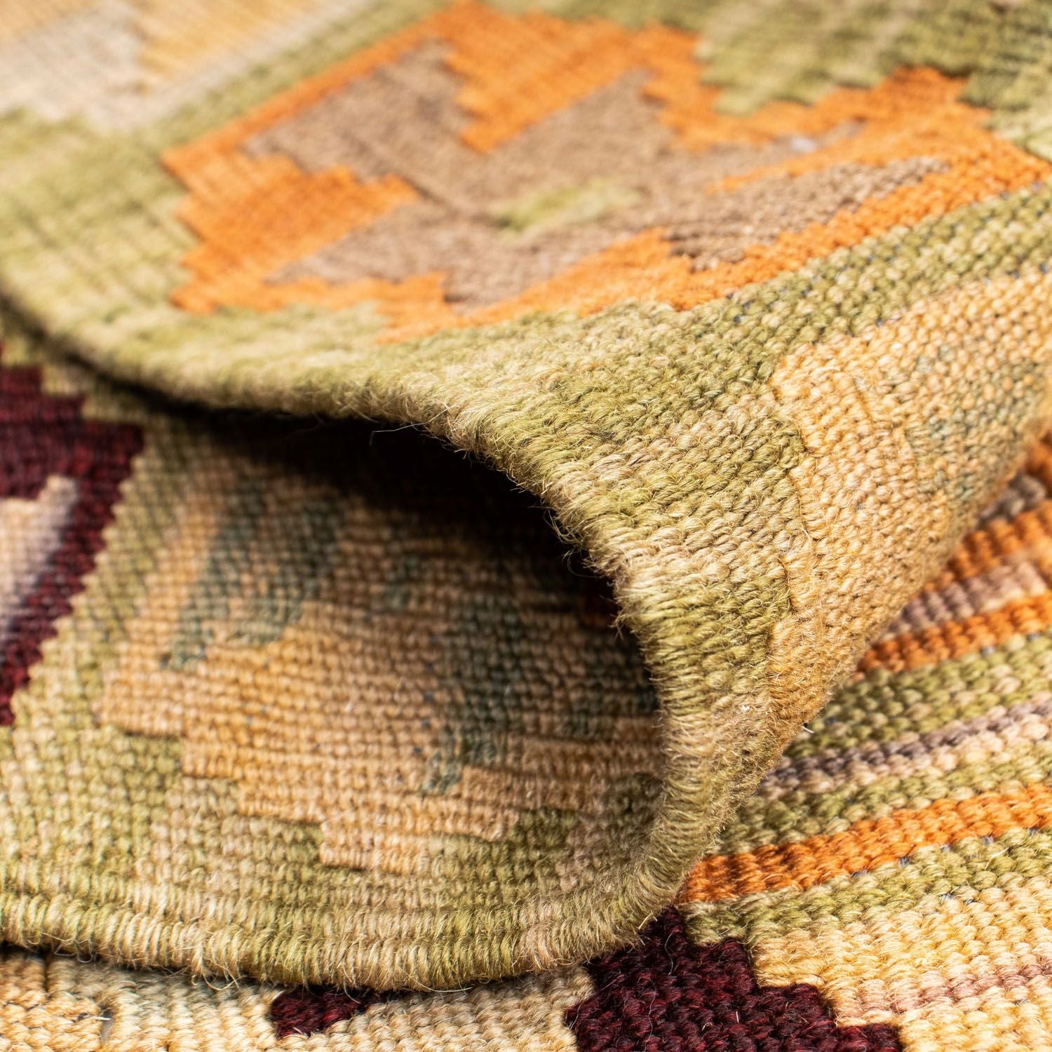 Kelim Teppich - Oriental 200 x 69 cm - beige