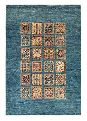 Ziegler Teppich 209 x 145 cm - seeblau